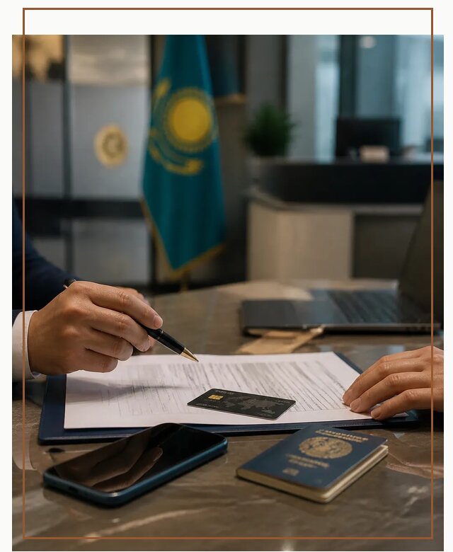 Открытие счета и банковской карты в Казахстане в Урюпинске